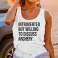Introverted Archer Archery Introvert Unisex Tank Top Introverted Archer Archery Introvert Unisex Tank Top