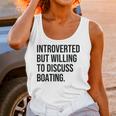 Introverted Boater Boating Introvert Unisex Tank Top Introverted Boater Boating Introvert Unisex Tank Top