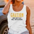 Introverted Does Not Play Well Competitive Athletic Unisex Tank Top Introverted Does Not Play Well Competitive Athletic Unisex Tank Top