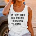 Introverted Yoyo Toy Player Yo-Yo Introvert Unisex Tank Top Introverted Yoyo Toy Player Yo-Yo Introvert Unisex Tank Top