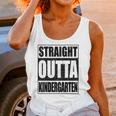 Kids Straight Outta Kindergarten Shirt Boy Girl Graduation Unisex Tank Top