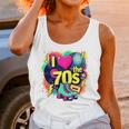I Love The 70s Retro Cassette Roller Vinyl Nostalgia Vibes Premium Tri-Blend Unisex Tank Top I Love The 70s Retro Cassette Roller Vinyl Nostalgia Vibes Premium Tri-Blend Unisex Tank Top