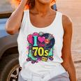 I Love The 70s Vintage Cassette Roller Vinyl Nostalgia 70s Premium Tri-Blend Unisex Tank Top