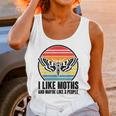 I Like Moths And Maybe 3 People Insect Moth Lovers Introvert Unisex Tank Top
