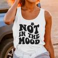Not In The Mood Anti Social Introvert Sarcastic Retro Unisex Tank Top