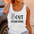 Peace Out Second Grade Last Day Of School Graduation Kids Unisex Tank Top