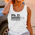 PhD In Progress Graduation Progress Bar Shirt Unisex Tank Top