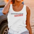 PhD Thesis Defense Graphic Doctoral Graduation Unisex Tank Top