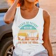 PLEASE BE PATIENT I'M FROM THE 1900s Vintage 1900s 90s Premium Tri-Blend Unisex Tank Top