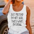 Pretend Introvert Introverted Apparel Unisex Tank Top Pretend Introvert Introverted Apparel Unisex Tank Top