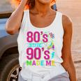 Retro 1980s 80's Baby 1990s 90's Made Me Nostalgia Vibes Premium Tri-Blend Unisex Tank Top