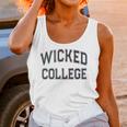 Retro Anti Social WICKED COLLEGE Introvert Stay Away From Me Unisex Tank Top