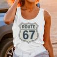 Retro Route 67 Highway Sign Vintage Road Nostalgia Premium Tri-Blend Unisex Tank Top Retro Route 67 Highway Sign Vintage Road Nostalgia Premium Tri-Blend Unisex Tank Top