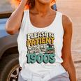 Saying Please Be Patient With Me I'm From The 1900s Premium Tri-Blend Unisex Tank Top