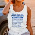 Silent Girls Are DangerousFor Quiet Introvert Girl Unisex Tank Top Silent Girls Are DangerousFor Quiet Introvert Girl Unisex Tank Top