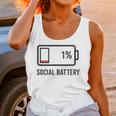 Social Battery 1 Shirt Introvert Anti Social Tee Gif Unisex Tank Top Social Battery 1 Shirt Introvert Anti Social Tee Gif Unisex Tank Top