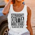 Straight Outta Middle School Graduation Unisex Tank Top