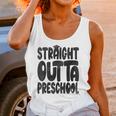 Straight Outta Preschool Graduation Cap Gown 2022 Cute Unisex Tank Top