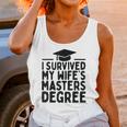 I Survived My Wife's Masters Degree Graduation Class Of 2025 Unisex Tank Top