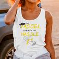 Tassel Worth The Hassle 2018 Graduation Quote Ylw Unisex Tank Top