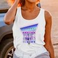 Temporal Trends Vaporwave Style Retro Nostalgia Look Premium Tri-Blend Unisex Tank Top