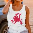 Yk2 Grunge Scary Cat With Shooting Stars 90s Nostalgia Unisex Tank Top
