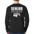 2026 Senior Bowling Dad Bowling Team Parent Helper Long Sleeve T-Shirt Back Print