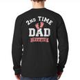 2nd Second Time Dad It's a Girl Gender Reveal Long Sleeve T-Shirt Back Print
