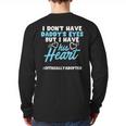 Adoption Announcement Day Dad Heart Small Long Sleeve T-Shirt Back Print