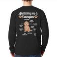 Anatomy Of A Cavapoo Dog Cavapoo Owner Cavapoo Dad Long Sleeve T-Shirt Back Print