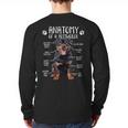 Anatomy Rottweiler Dog Owner Rottie Dad Mom Pet Lover Long Sleeve T-Shirt Back Print