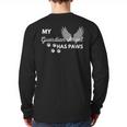 My Angel Has Paws Shirt Pet Memorial Cat Dog Dad Mom Men Women Girls Kids Long Sleeve T-Shirt Back Print