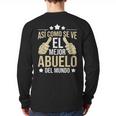 Así Como Se Ve El Mejor Abuelo Del Mundo Grandfather Dad Long Sleeve T-Shirt Back Print