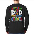 Autism Dad Puzzle Ribbon Proud Son Hero Autism Awareness Long Sleeve T-Shirt Back Print Autism Dad Puzzle Ribbon Proud Son Hero Autism Awareness Long Sleeve T-Shirt Back Print