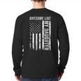 ON Back Awesome Like My Daughter Men Fathers Day Dad Long Sleeve T-Shirt Back Print
