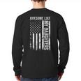 ON Back Awesome Like My Daughters Men Fathers Day Dad Long Sleeve T-Shirt Back Print