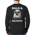Bald & Majestic Sexy Bald Guy Dad Long Sleeve T-Shirt Back Print