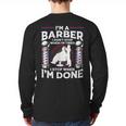 Barber s For Men Dad Hairstyling Humor Quote Small Long Sleeve T-Shirt Back Print Barber s For Men Dad Hairstyling Humor Quote Small Long Sleeve T-Shirt Back Print