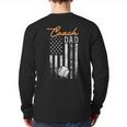 Baseball Coach Dad Like A Normal Dad Only Cooler USA Flag Long Sleeve T-Shirt Back Print Baseball Coach Dad Like A Normal Dad Only Cooler USA Flag Long Sleeve T-Shirt Back Print