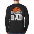 Basketball Dad Basketball Player Game Day Father's Day Long Sleeve T-Shirt Back Print