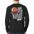 Basketball Mom Or Dad Basketball Parent Long Sleeve T-Shirt Back Print