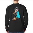 Bernedoodle I Love Dad Tattoo Apparel Dog Dad Dads Long Sleeve T-Shirt Back Print Bernedoodle I Love Dad Tattoo Apparel Dog Dad Dads Long Sleeve T-Shirt Back Print