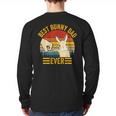 Best Bunny Dad Ever Rabbit Lover Father Pet Rabbit Long Sleeve T-Shirt Back Print