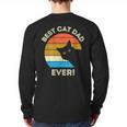 Best Cat Dad Ever Men Long Sleeve T-Shirt Back Print