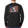 Best Dog Dad Ever American Flag American Bully Dad Long Sleeve T-Shirt Back Print Best Dog Dad Ever American Flag American Bully Dad Long Sleeve T-Shirt Back Print
