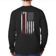 Best Dog Dad Ever American Flag For Best Father Long Sleeve T-Shirt Back Print Best Dog Dad Ever American Flag For Best Father Long Sleeve T-Shirt Back Print
