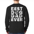 Best Dog Dad Ever Shirt Dog Father Men Women Girls Kids Long Sleeve T-Shirt Back Print