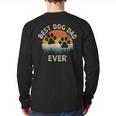 Best Dog Dad Ever Vintage Father's Day Dog Lover Long Sleeve T-Shirt Back Print Best Dog Dad Ever Vintage Father's Day Dog Lover Long Sleeve T-Shirt Back Print