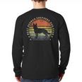Best German Shepherd Dad Ever Daddy Dog Lover Owner Long Sleeve T-Shirt Back Print