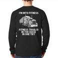Best Truck Driver Art For Men Dad Women Trucking CDL Trucker Long Sleeve T-Shirt Back Print